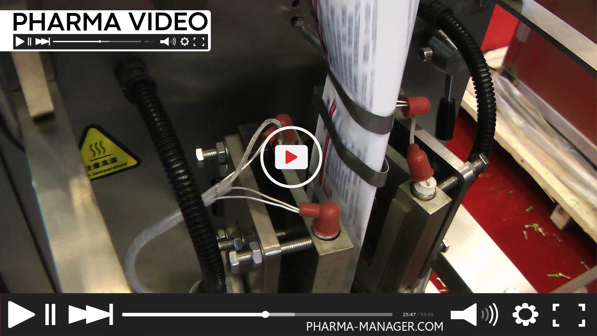 AUTOMATIC FILLING LINE IN VIALS